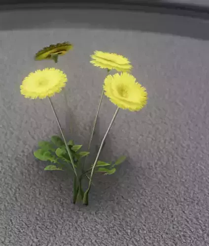 Low-Poly Dandelion Flower Version 5 - Object 11 Low-poly 3D model Low-Poly Dandelion Flower Version 5 - Object 11 Low-poly 3D model