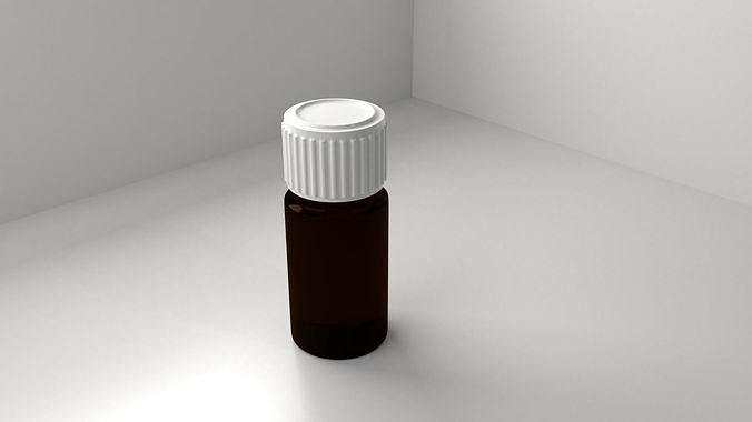 Glass Bottle 2 3D model