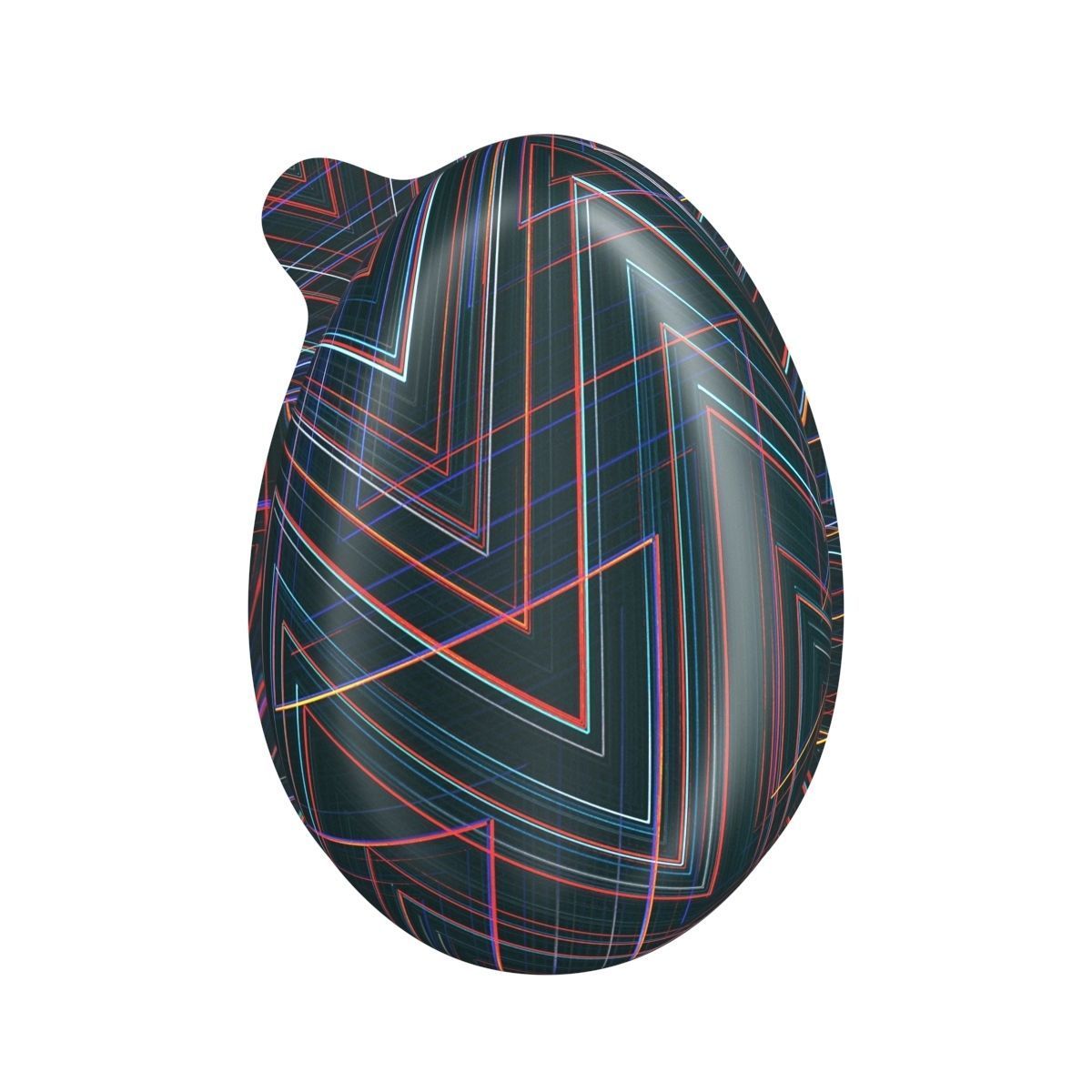 Egg Chocolate 3D model_9