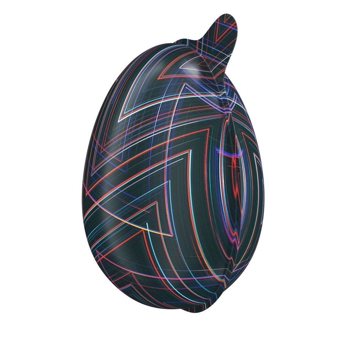 Egg Chocolate 3D model_2