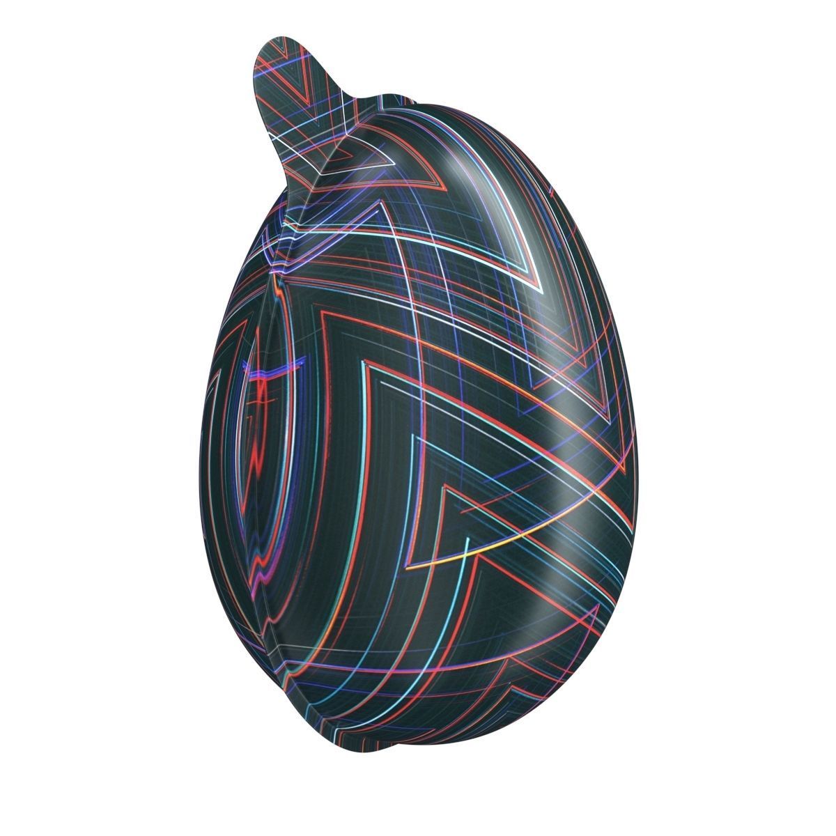 Egg Chocolate 3D model_1