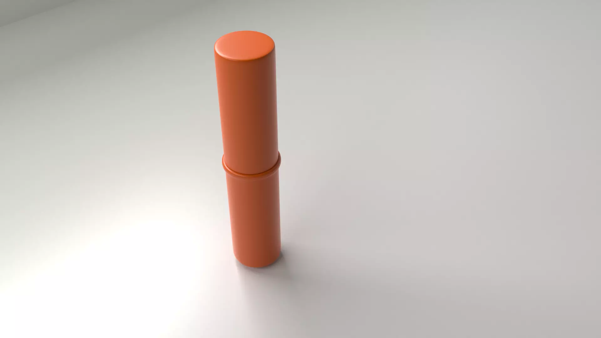 Lipstick 1 - Orange  3D model_0