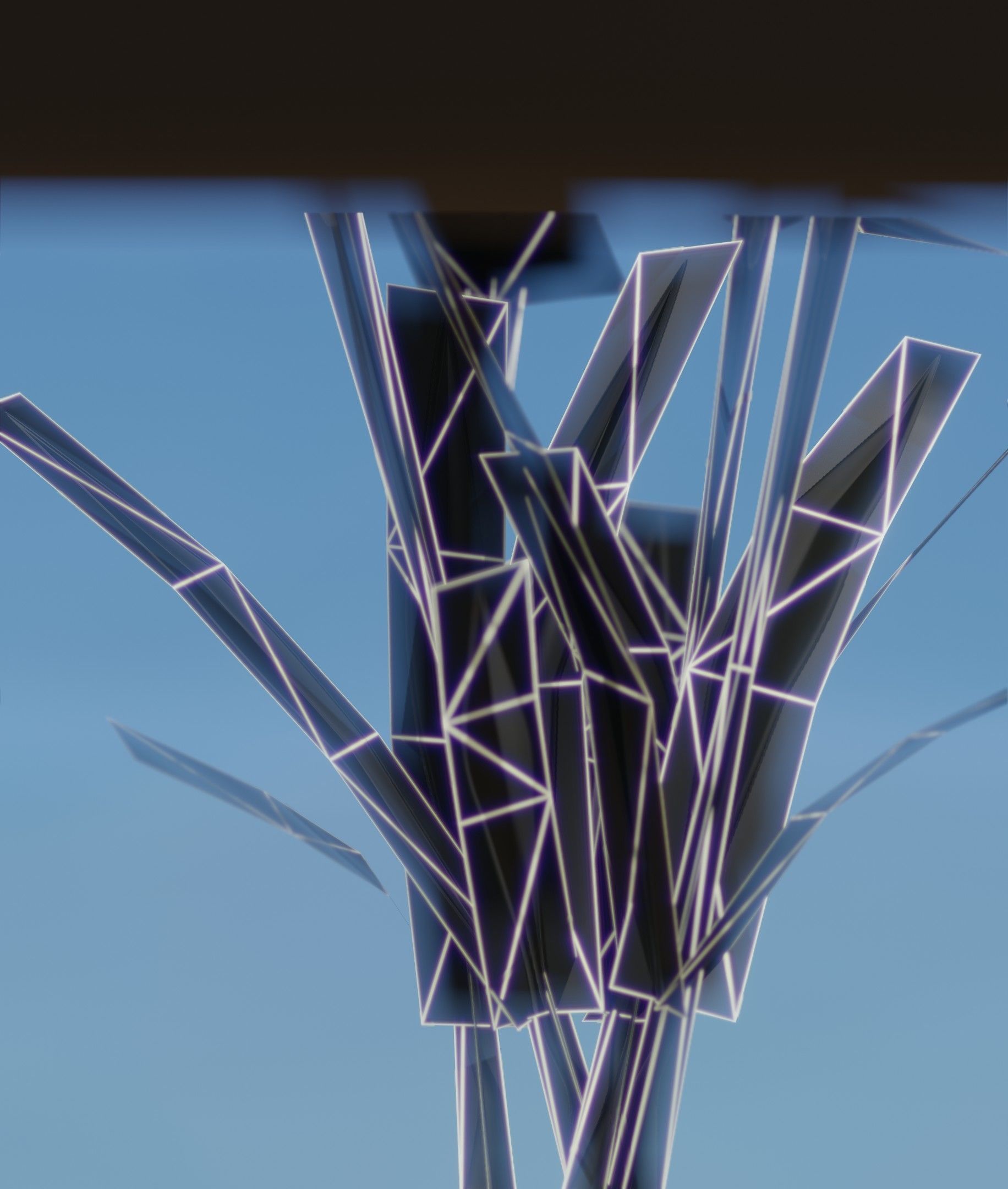 White Flowers - Verion 6 - Object 16 Low-poly 3D model_5