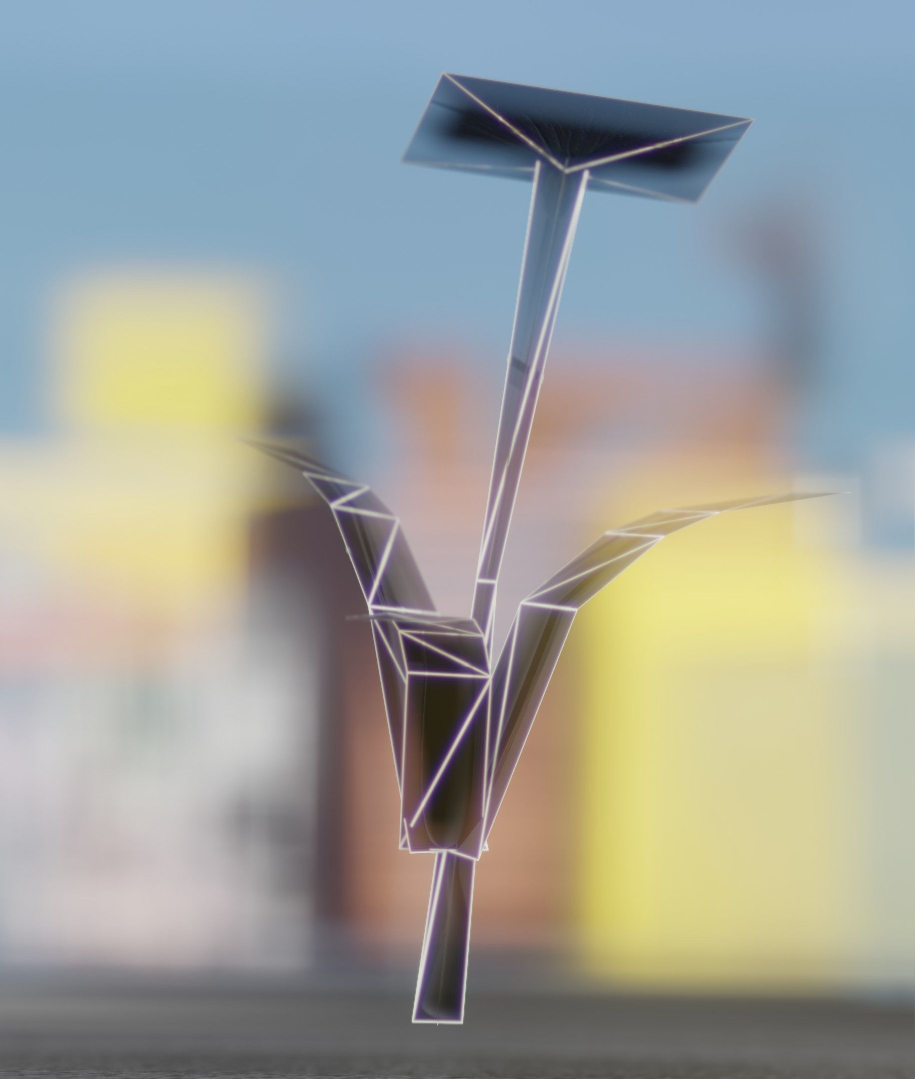 Blue Flower - Verion 2 - Object 17 Low-poly 3D model_24