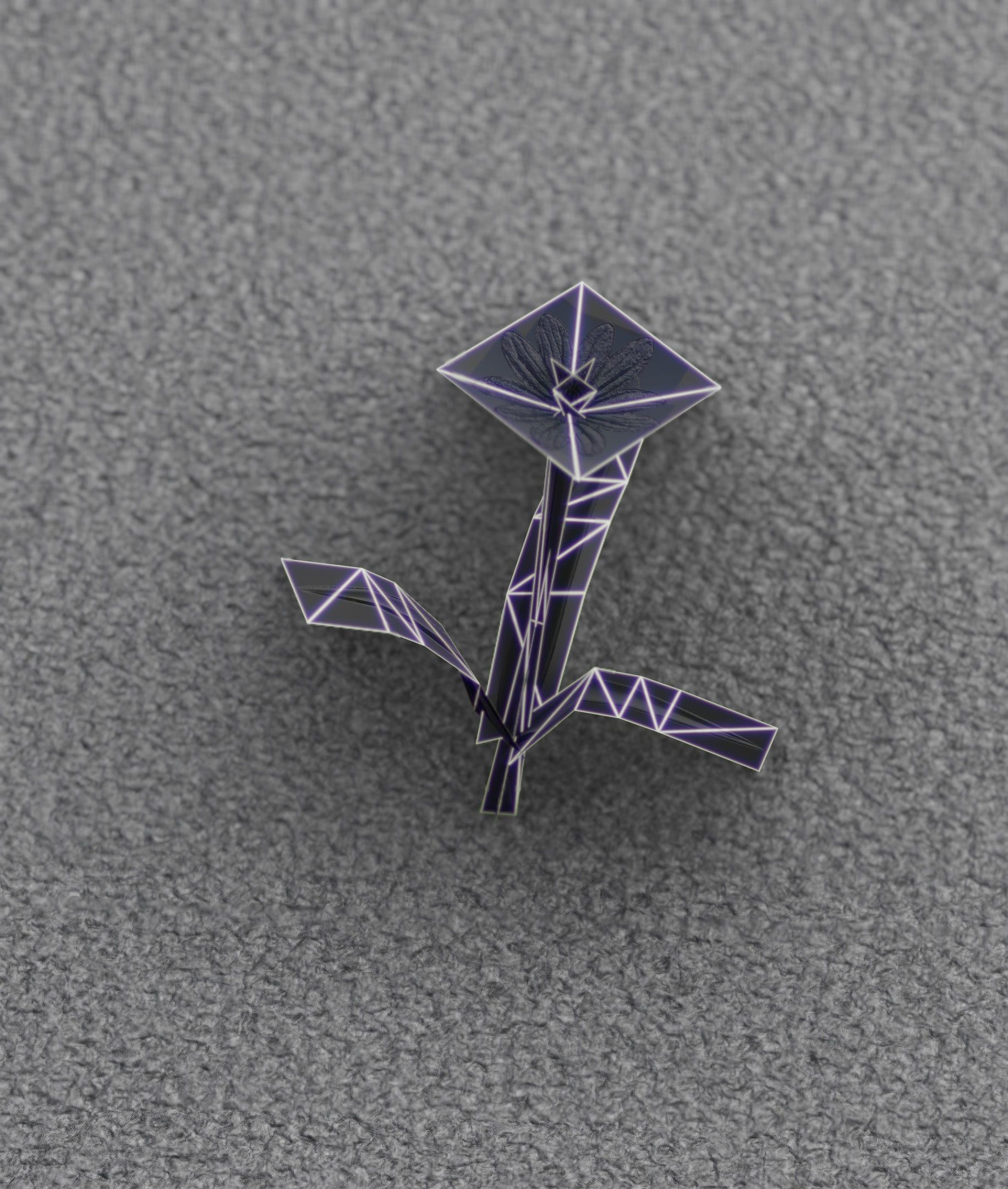 Blue Flower - Verion 3 - Object 18 Low-poly 3D model_18