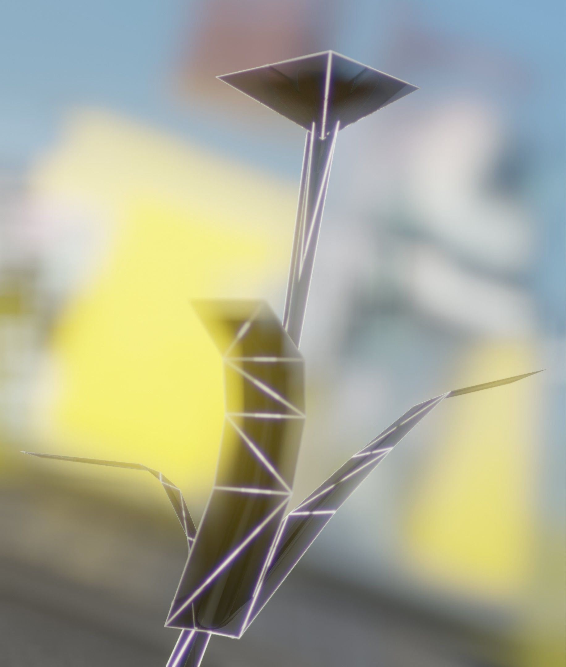 Red Flower - Verion 5 - Object 28 Low-poly 3D model_15