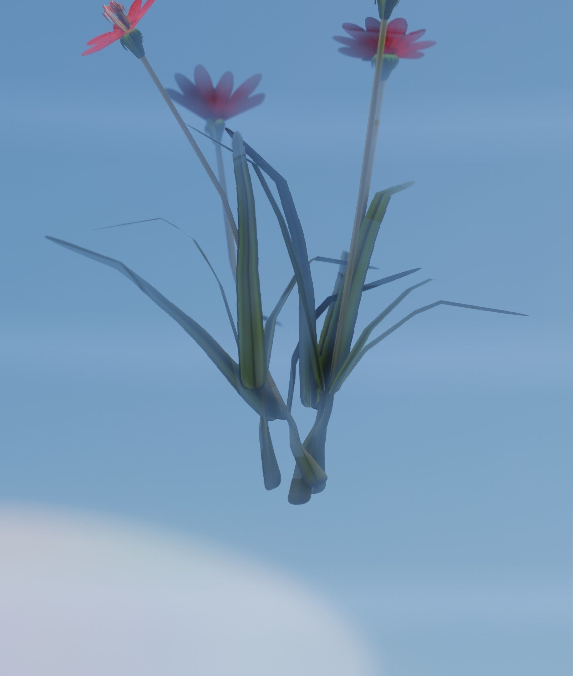 Red Flowers - Verion 7 - Object 30 Low-poly 3D model_40