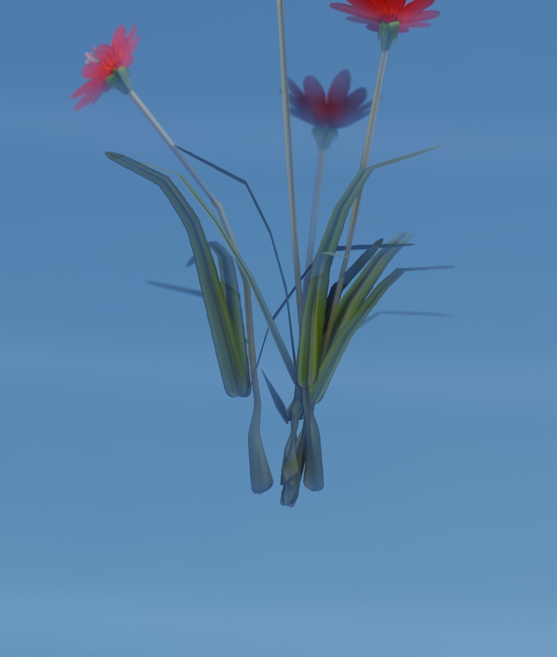 Red Flowers - Verion 7 - Object 30 Low-poly 3D model_42