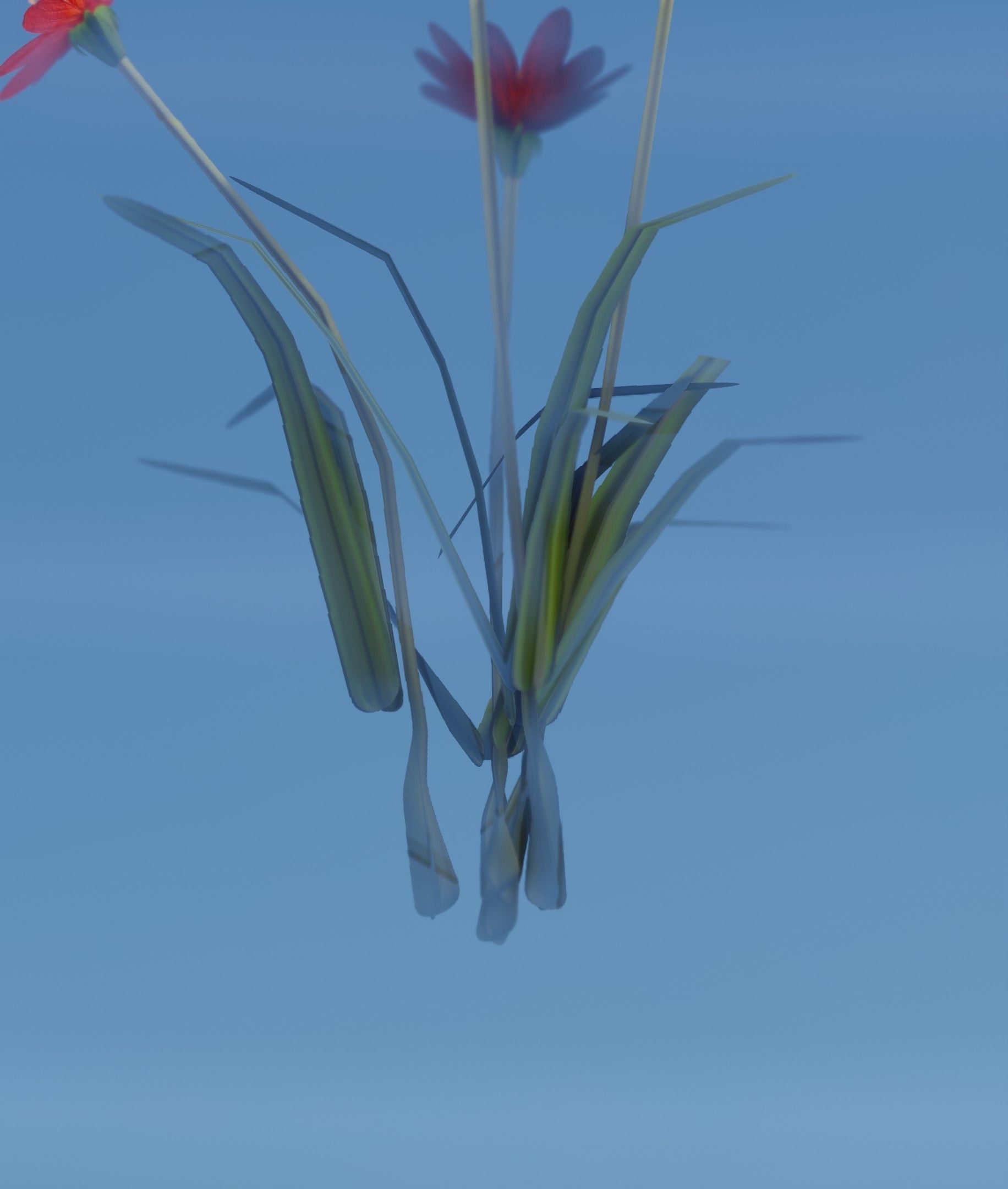 Red Flowers - Verion 7 - Object 30 Low-poly 3D model_13