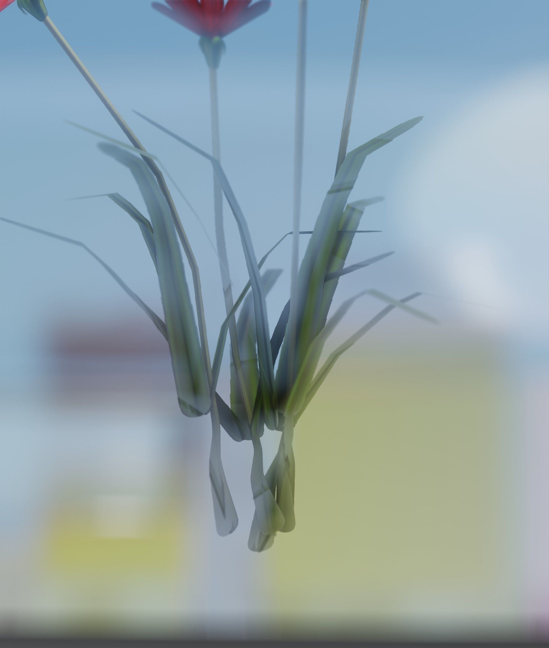 Red Flowers - Verion 7 - Object 30 Low-poly 3D model_12