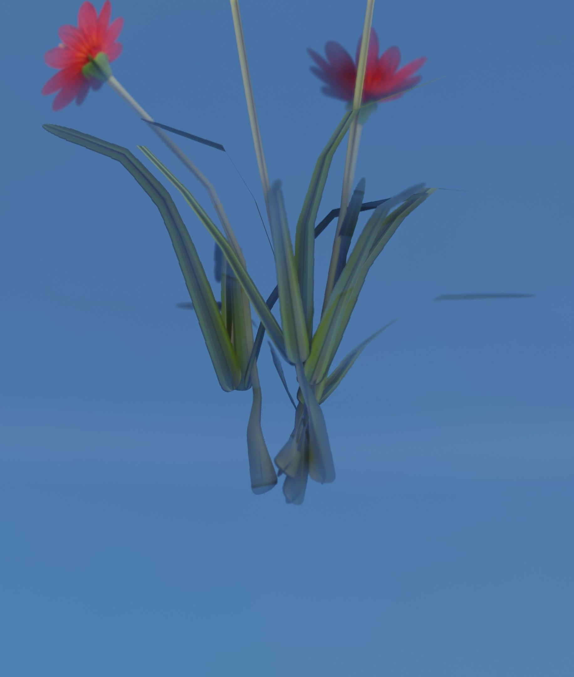 Red Flowers - Verion 7 - Object 30 Low-poly 3D model_14