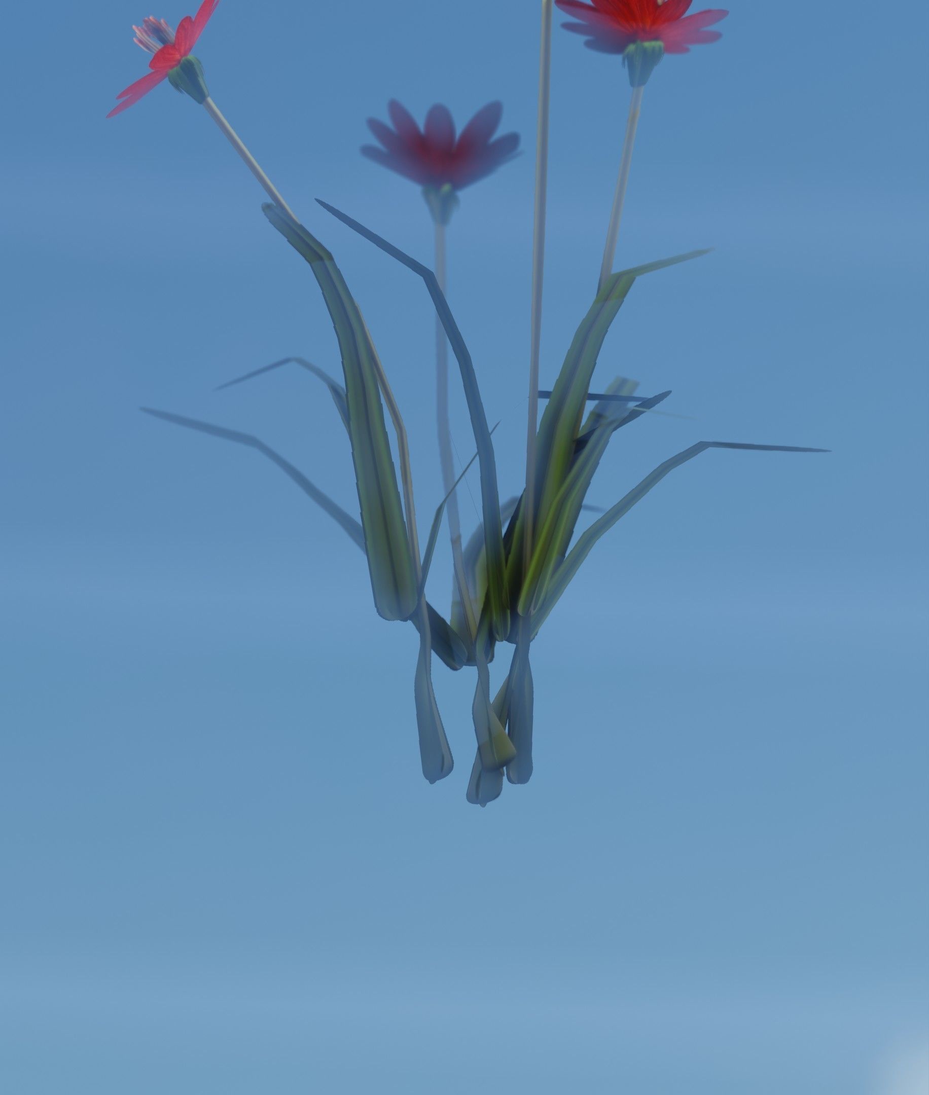 Red Flowers - Verion 7 - Object 30 Low-poly 3D model_41