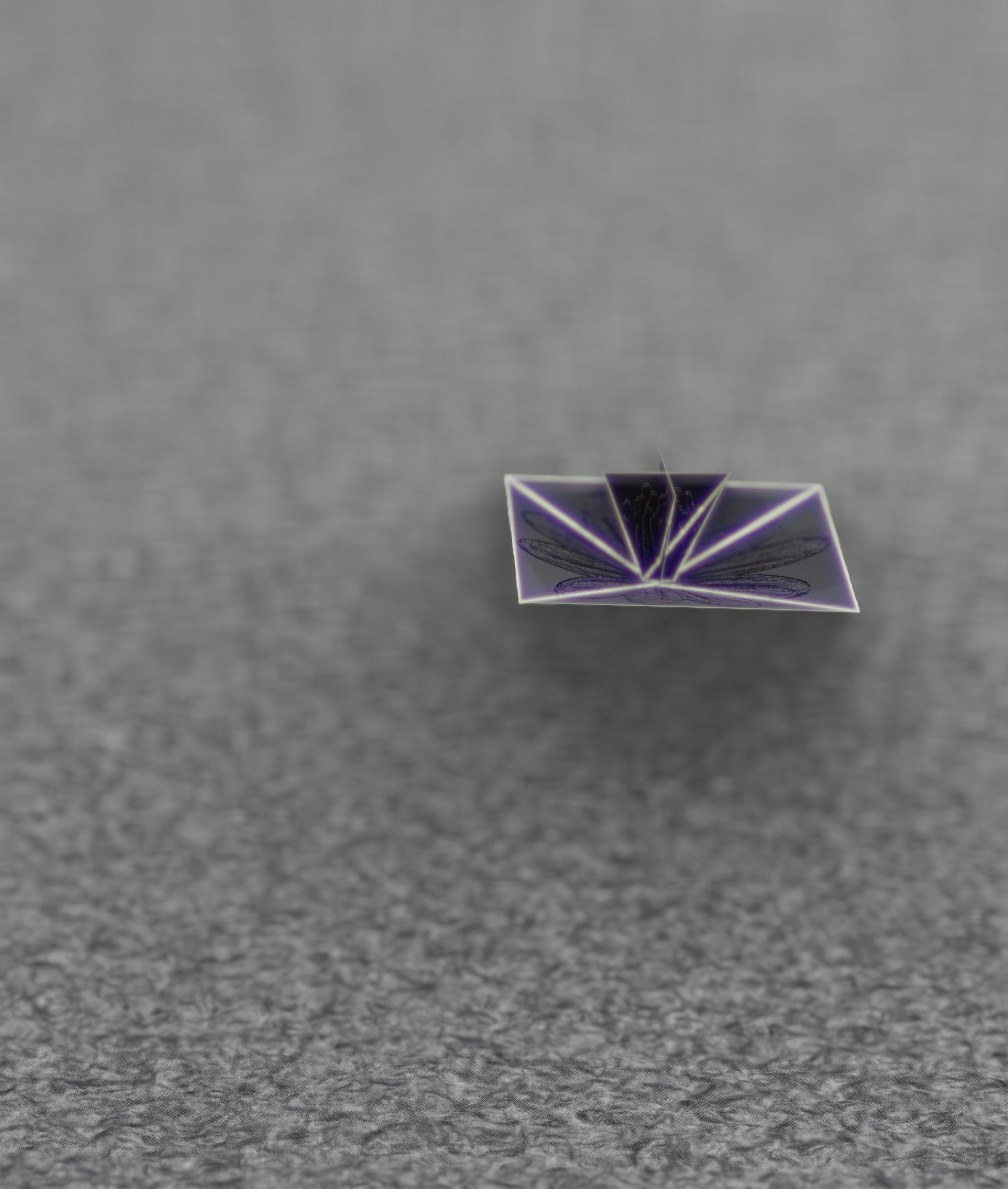 Violet Flower Blossom Version 7 - Object 34 Low-poly 3D model_3