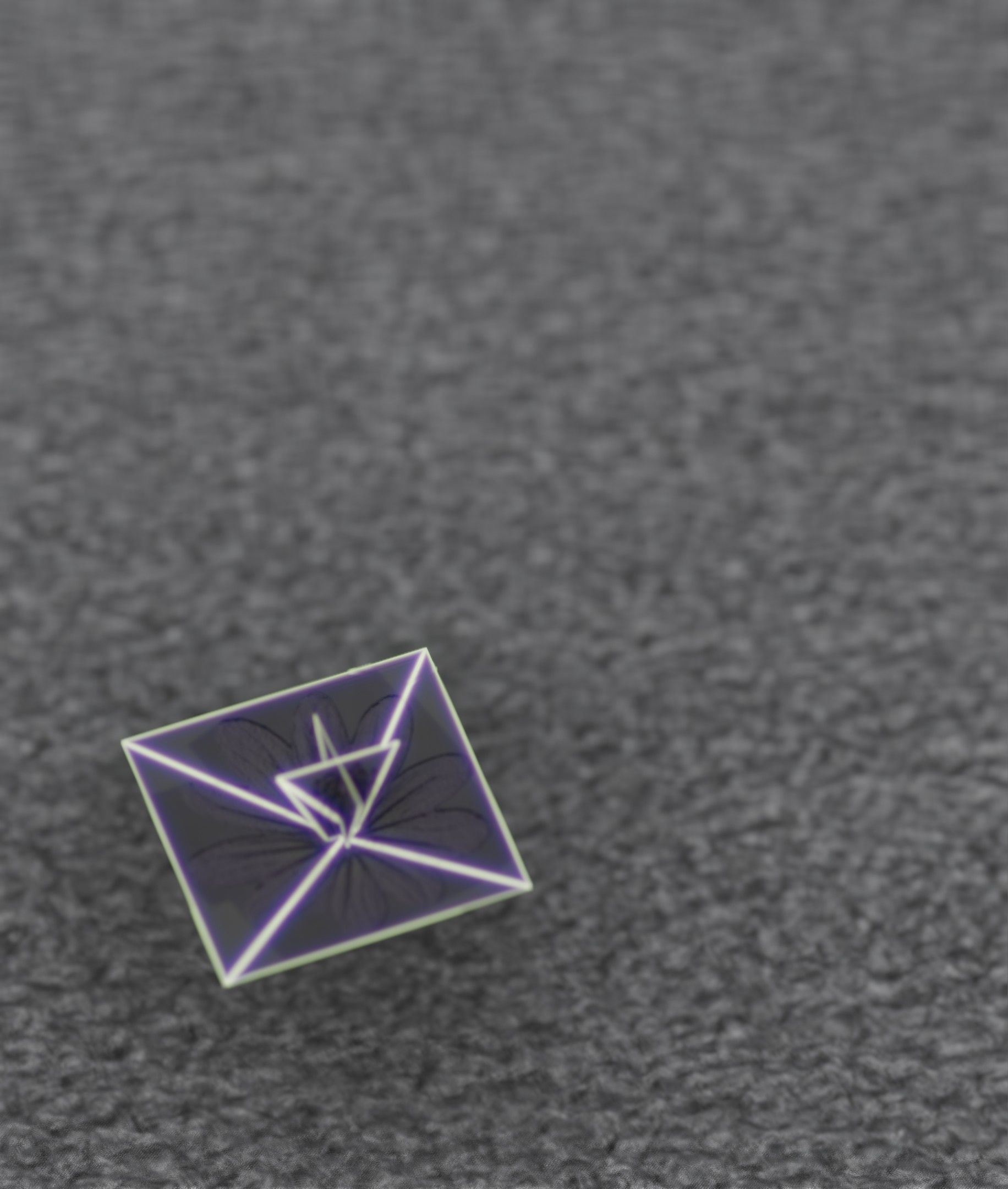 Violet Flower Blossom Version 7 - Object 34 Low-poly 3D model_35