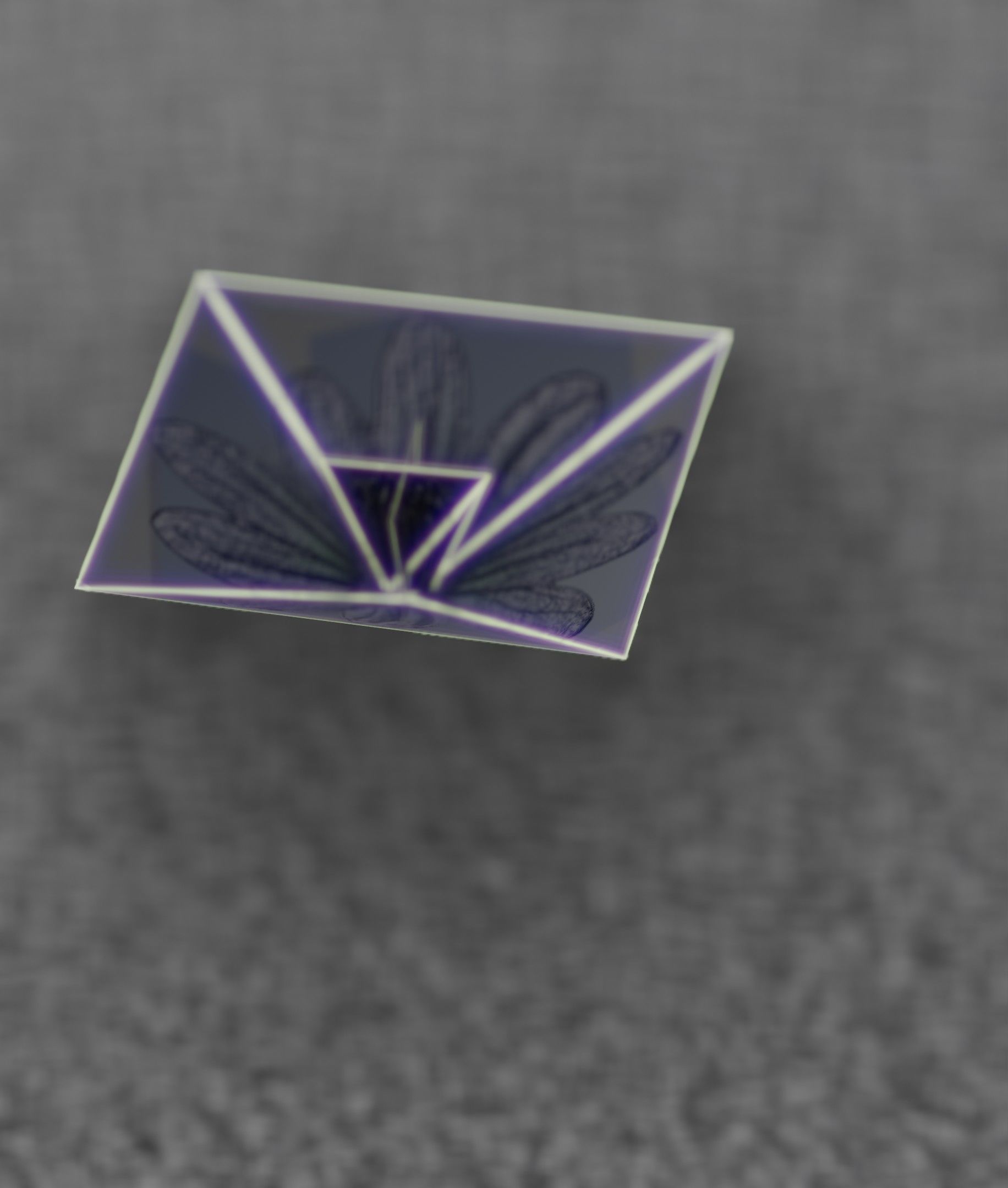 Blue Flower Blossom Version 6 - Object 36 Low-poly 3D model_31