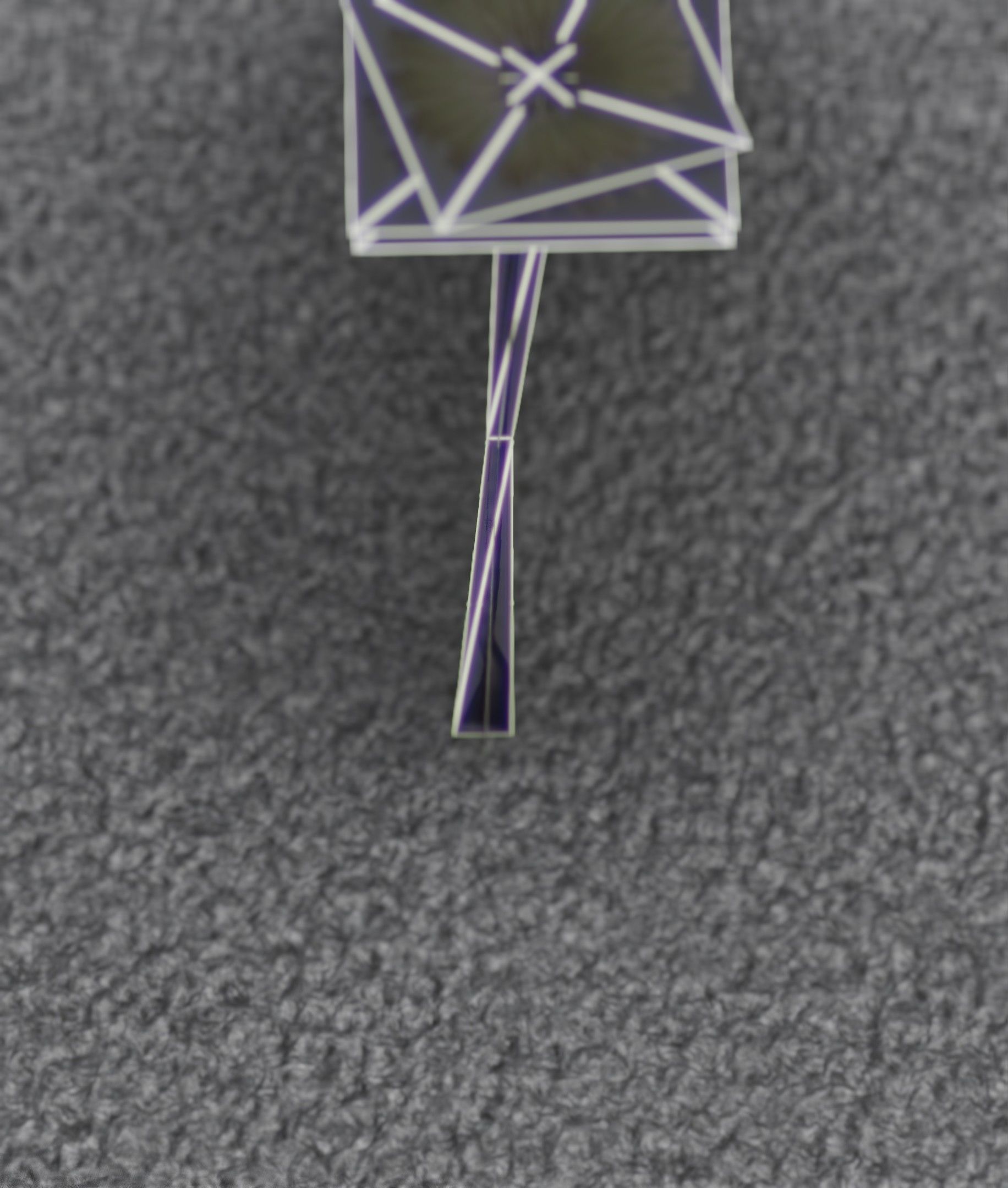 Low-Poly Dandelion Flower Version 6 - Object 37 Low-poly 3D model_26