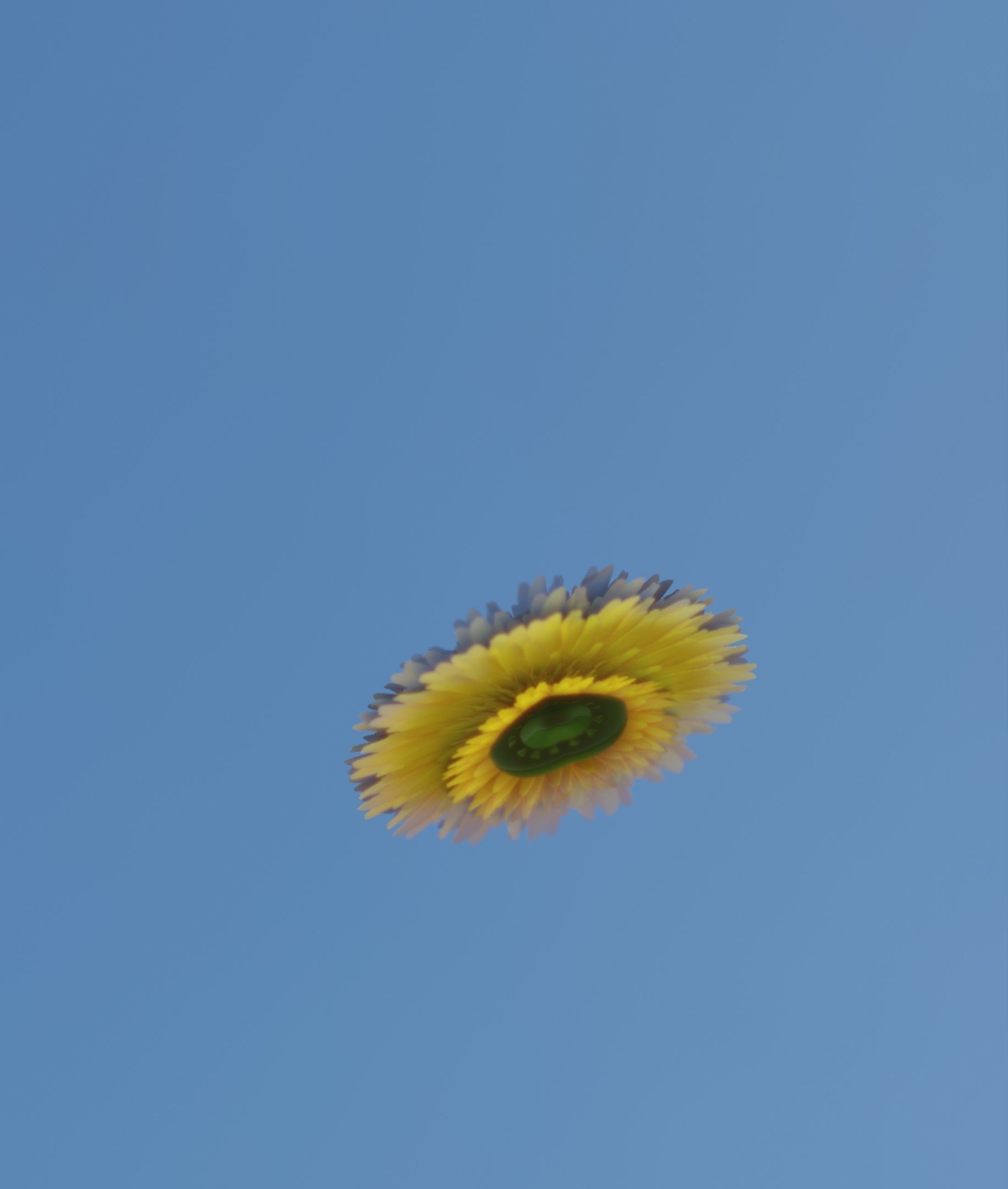 Dandelion Flower Blossom Version 7 - Object 38 Low-poly 3D model_3