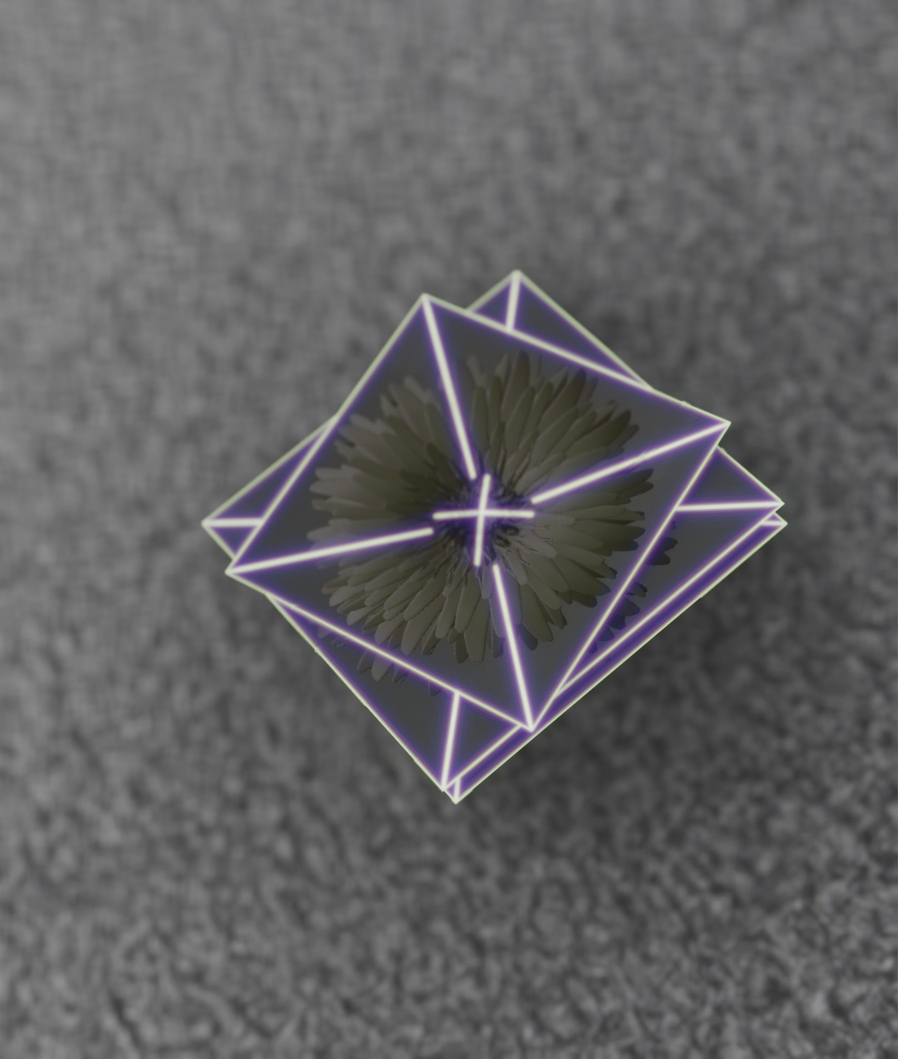 Dandelion Flower Blossom Version 7 - Object 38 Low-poly 3D model_35