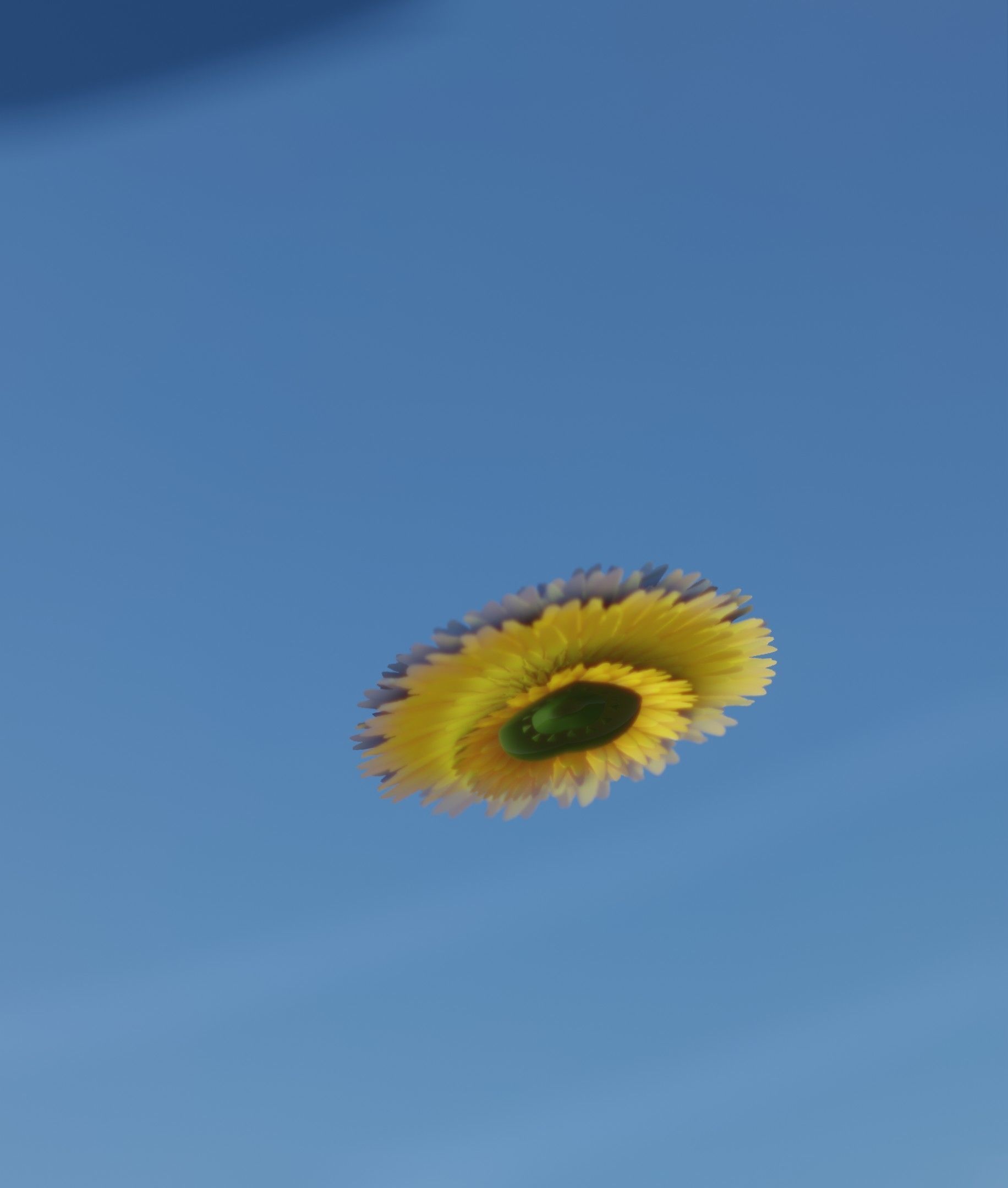 Dandelion Flower Blossom Version 7 - Object 38 Low-poly 3D model_19