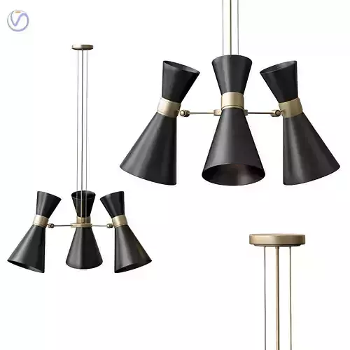 Delightfull cairo chandelier 3 lamp