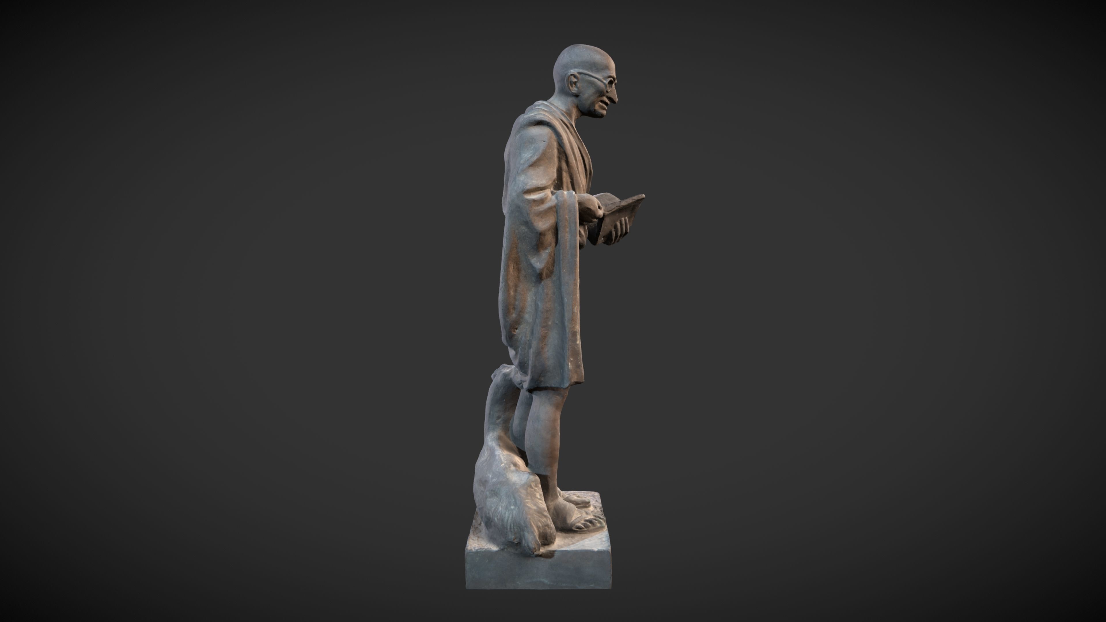 Gandhi by Vatteroni 3DP 3D print model_3