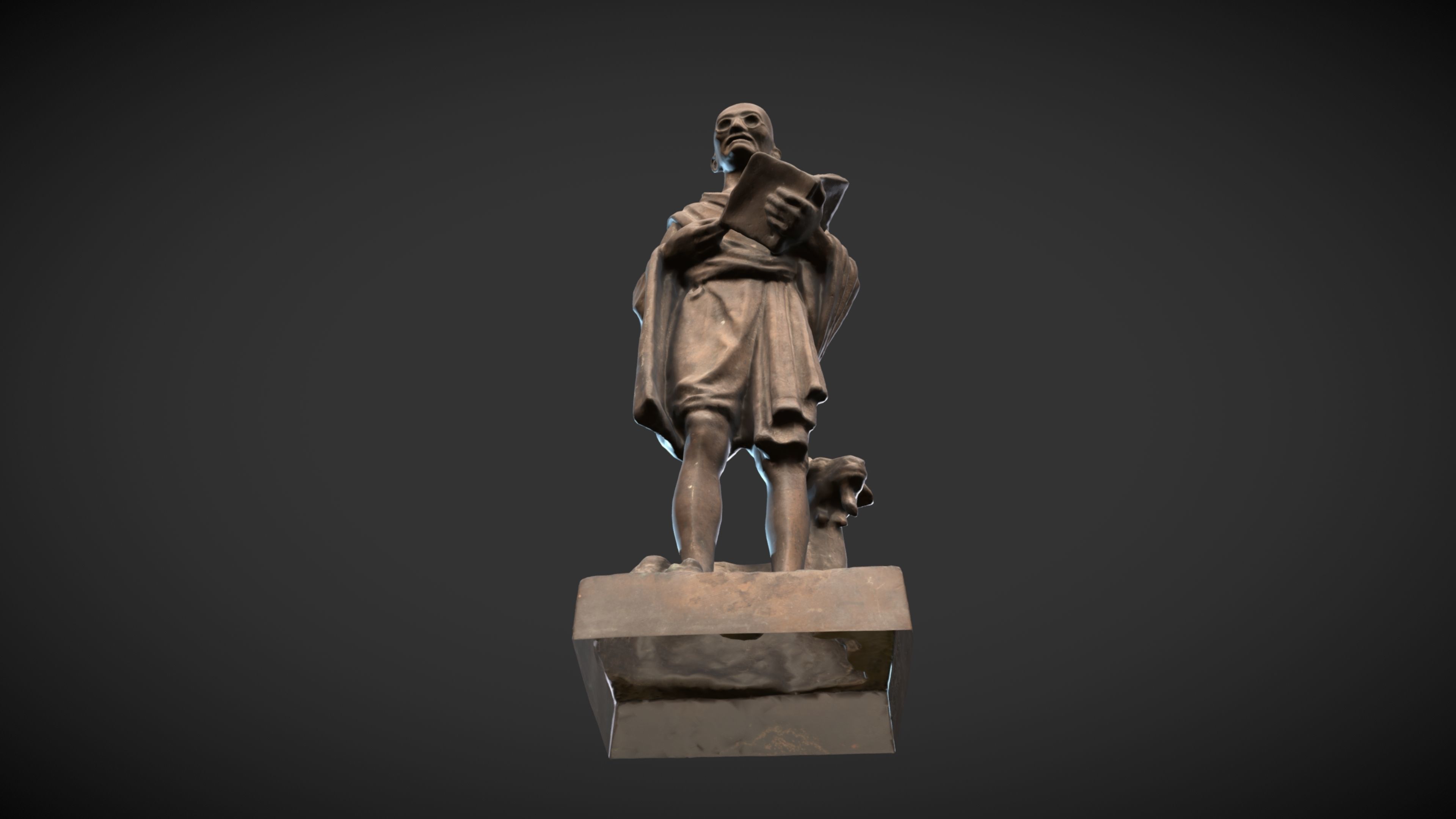 Gandhi by Vatteroni 3DP 3D print model_17