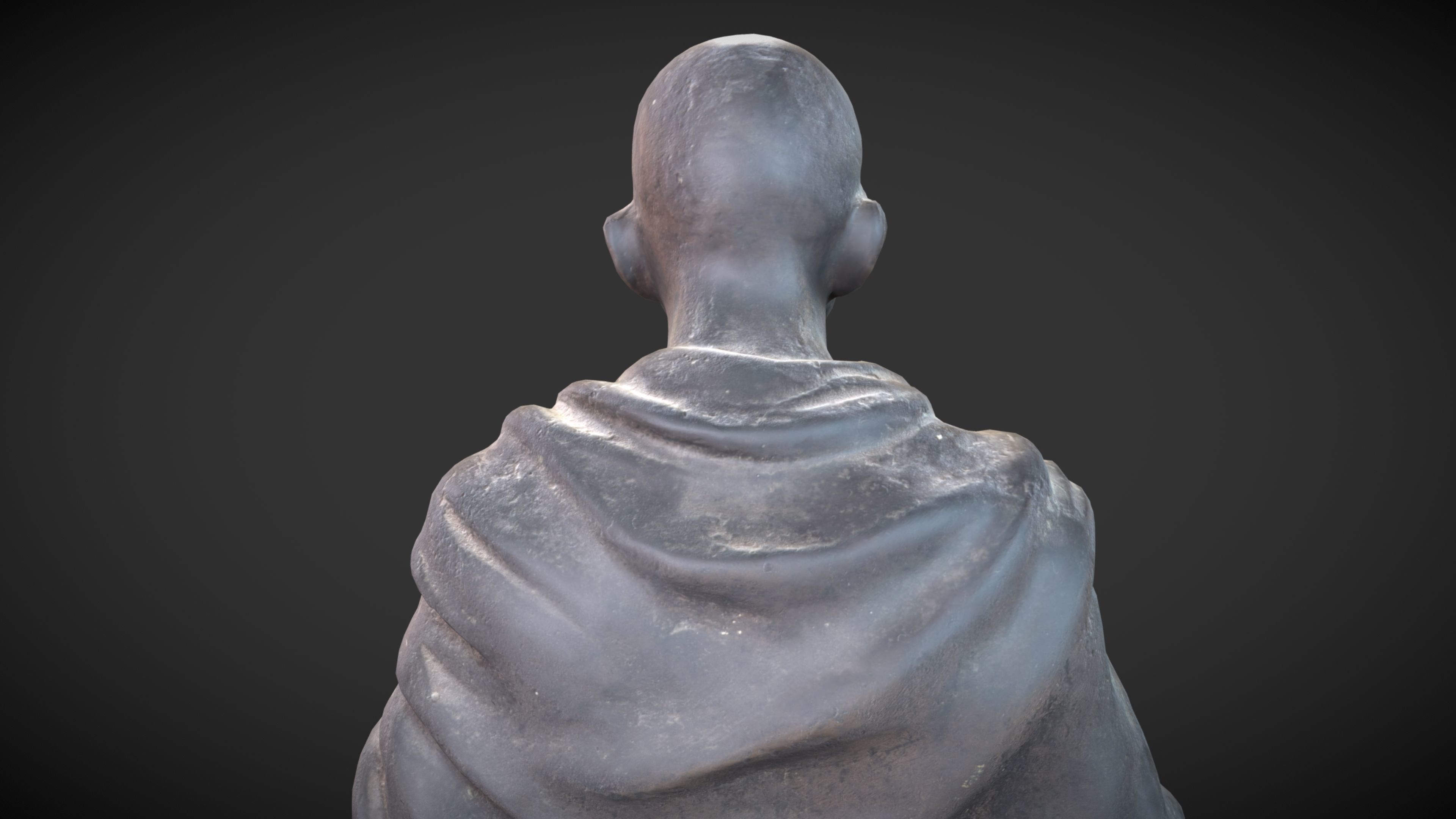 Gandhi by Vatteroni 3DP 3D print model_13