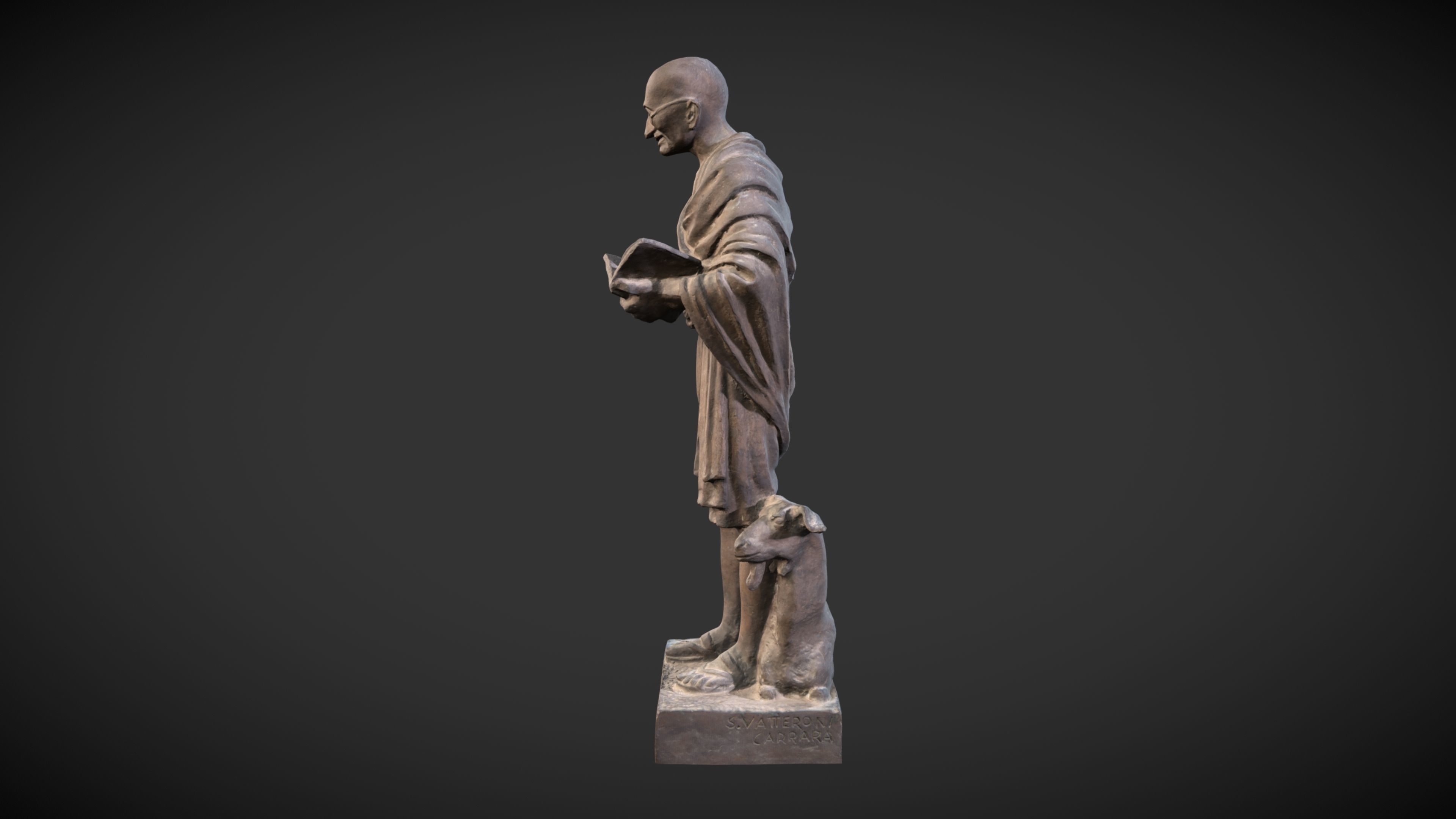 Gandhi by Vatteroni 3DP 3D print model_5