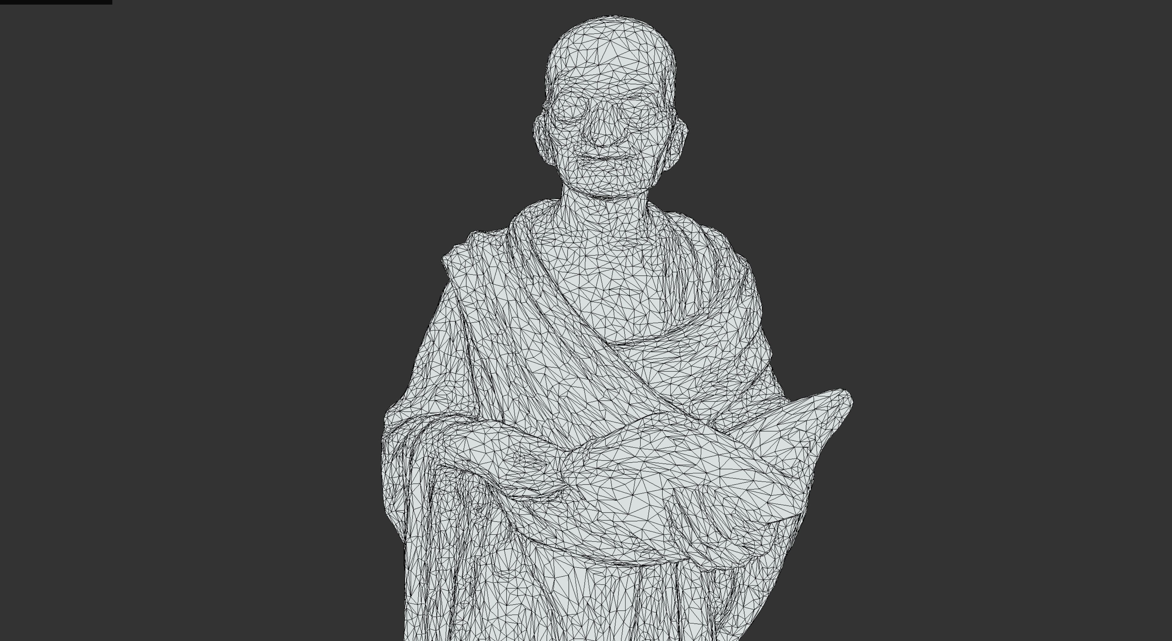 Gandhi by Vatteroni 3DP 3D print model_31