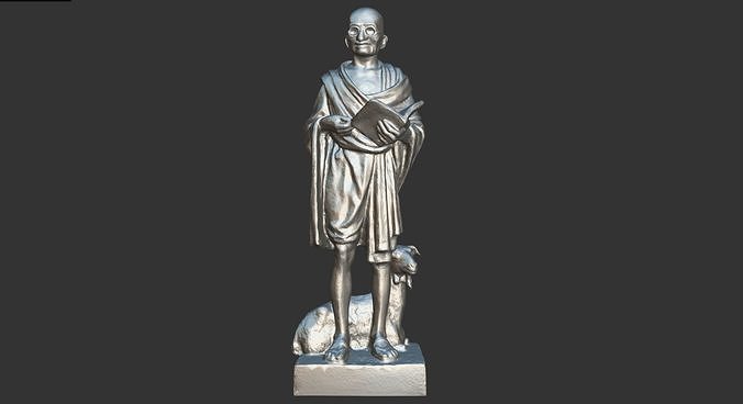 Gandhi by Vatteroni 3DP 3D print model
