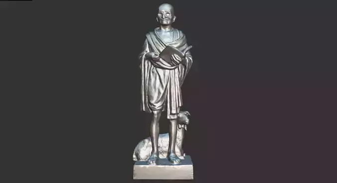 Gandhi by Vatteroni 3DP 3D print model