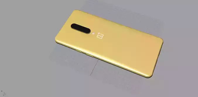 oneplus 7 pro gold 3D print model 3D model 3D print model