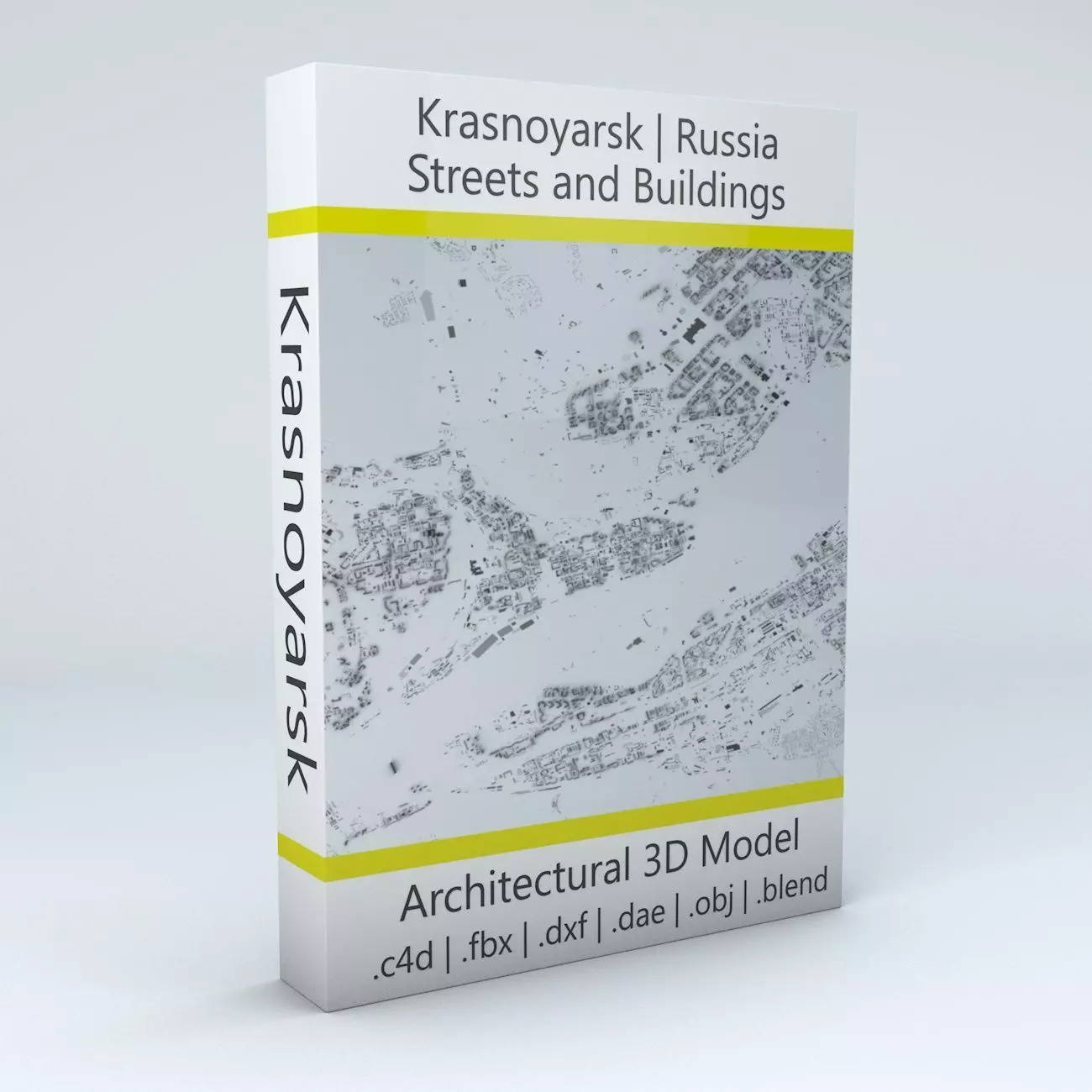 Krasnoyarsk Streets and Buildings 3D model_0
