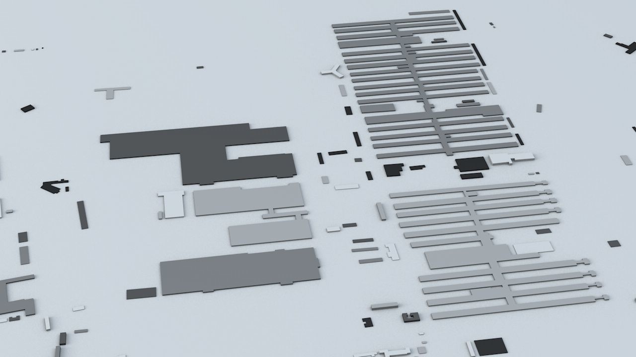 Krasnoyarsk Streets and Buildings 3D model_6