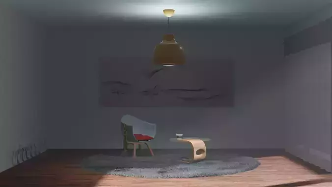 chair and table - tea room with apartment setting included