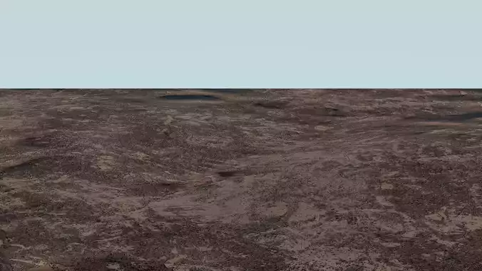 TERRAIN desert with lake in middle