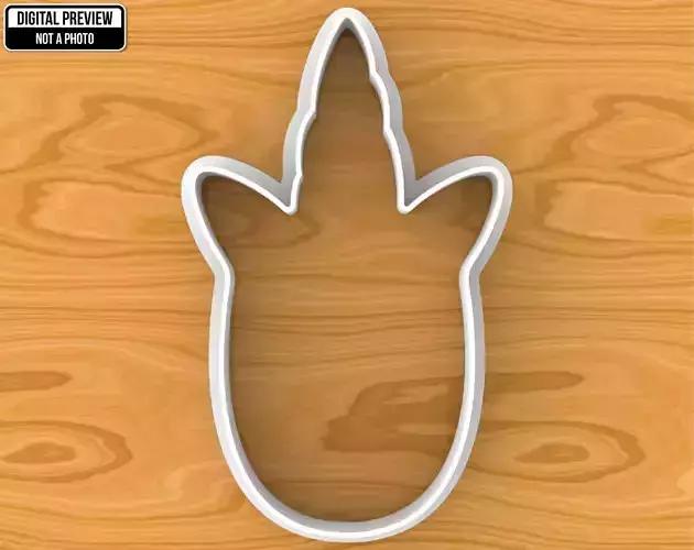 Unicorn Head Cookie Cutter