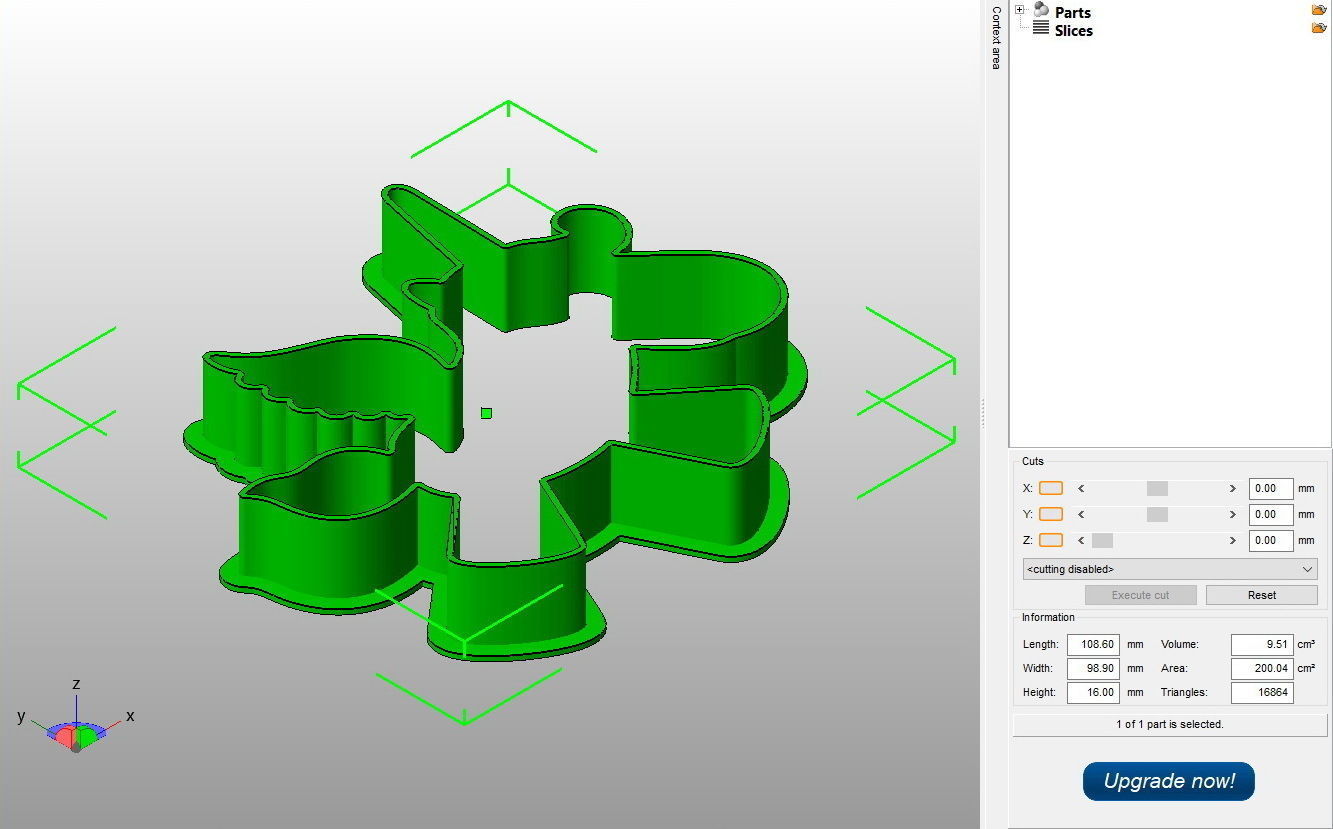 Baby Unicorn Cookie Cutter 3D print model_2