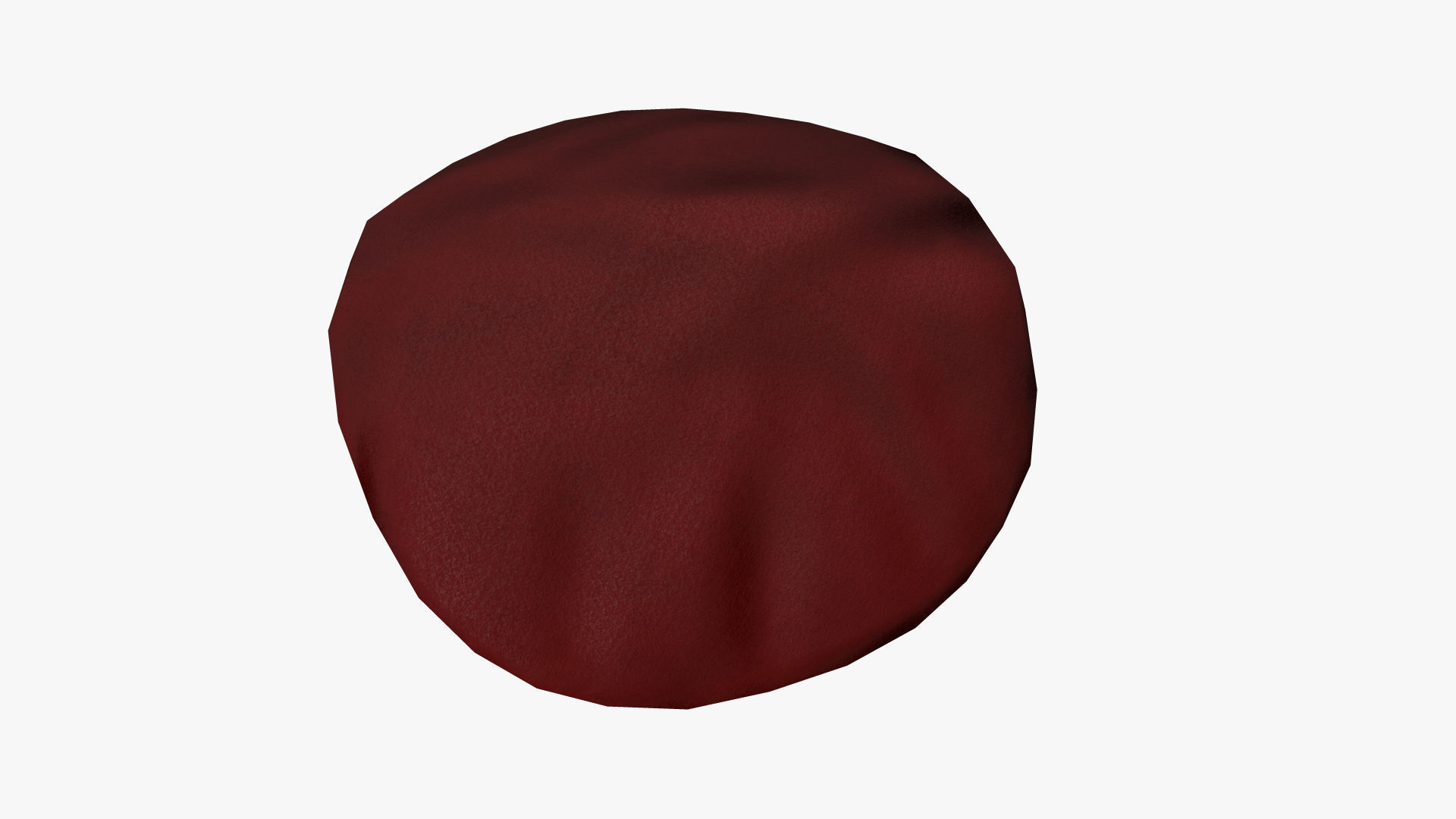 Commando Beret - Low Poly PBR Low-poly 3D model_4