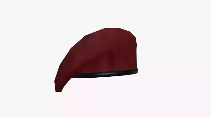 Commando Beret - Low Poly PBR