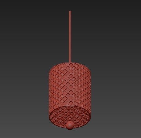 Crystal Pendant Lights 3D model_2