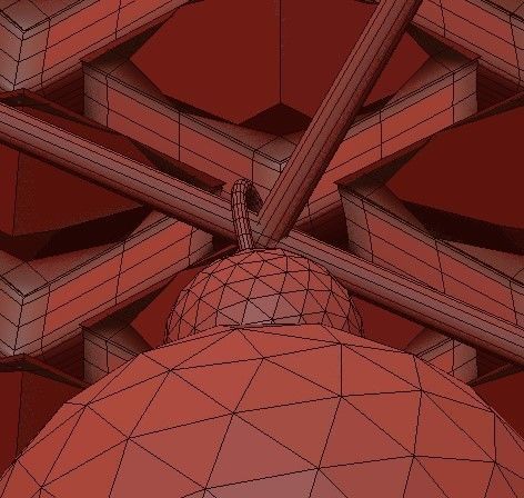 Crystal Pendant Lights 3D model_4