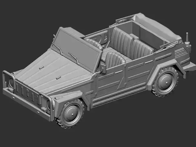 1 to56 VW 181 - Jeep of Bundeswehr with folded Roof