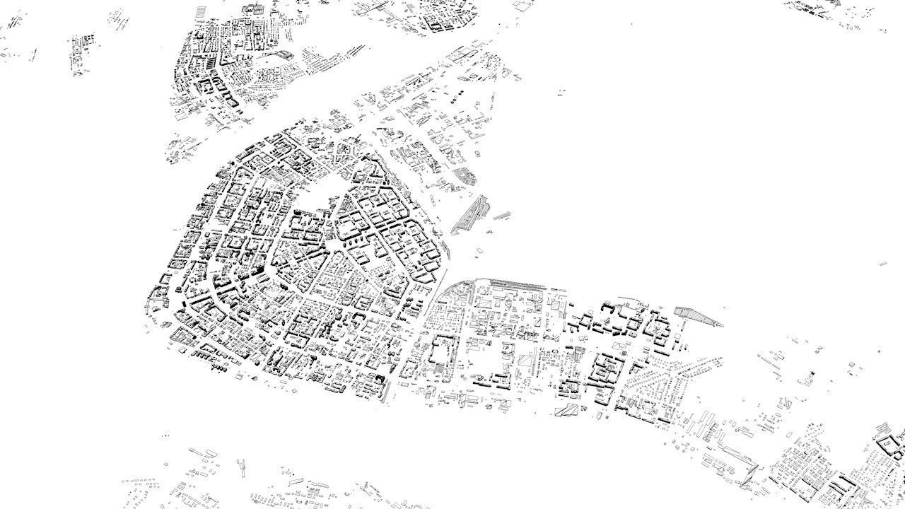 Arkhangelsk Streets and Buildings 3D model_9