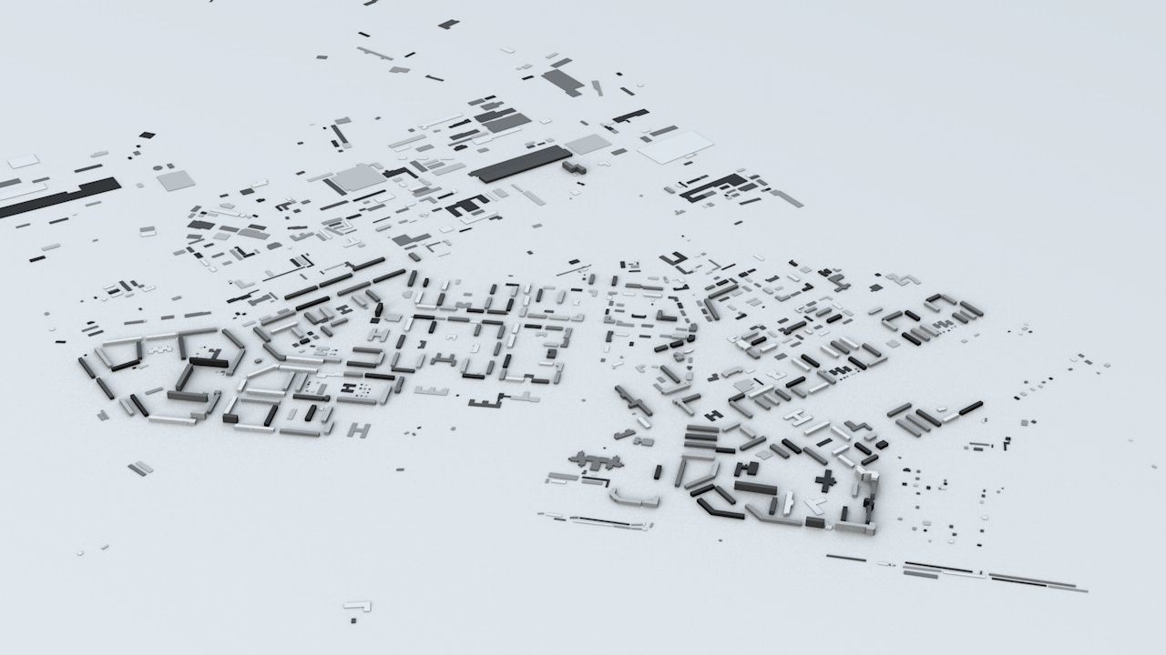 Arkhangelsk Streets and Buildings 3D model_3