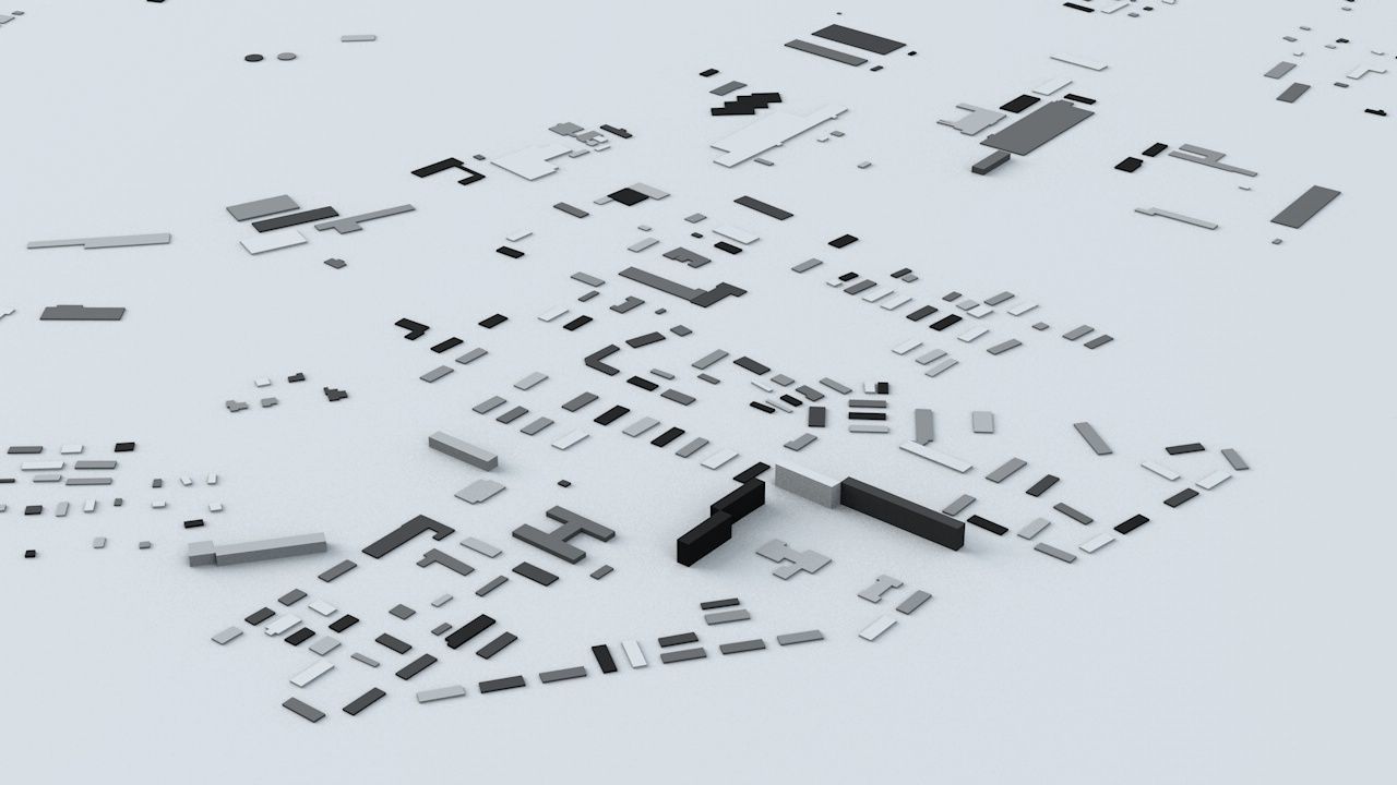 Arkhangelsk Streets and Buildings 3D model_7