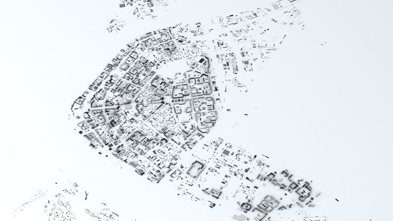 Arkhangelsk Streets and Buildings 3D model_1