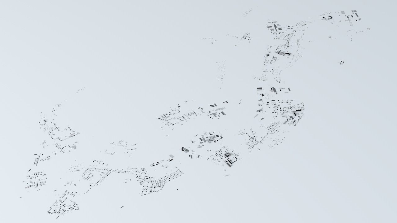 Arkhangelsk Streets and Buildings 3D model_6