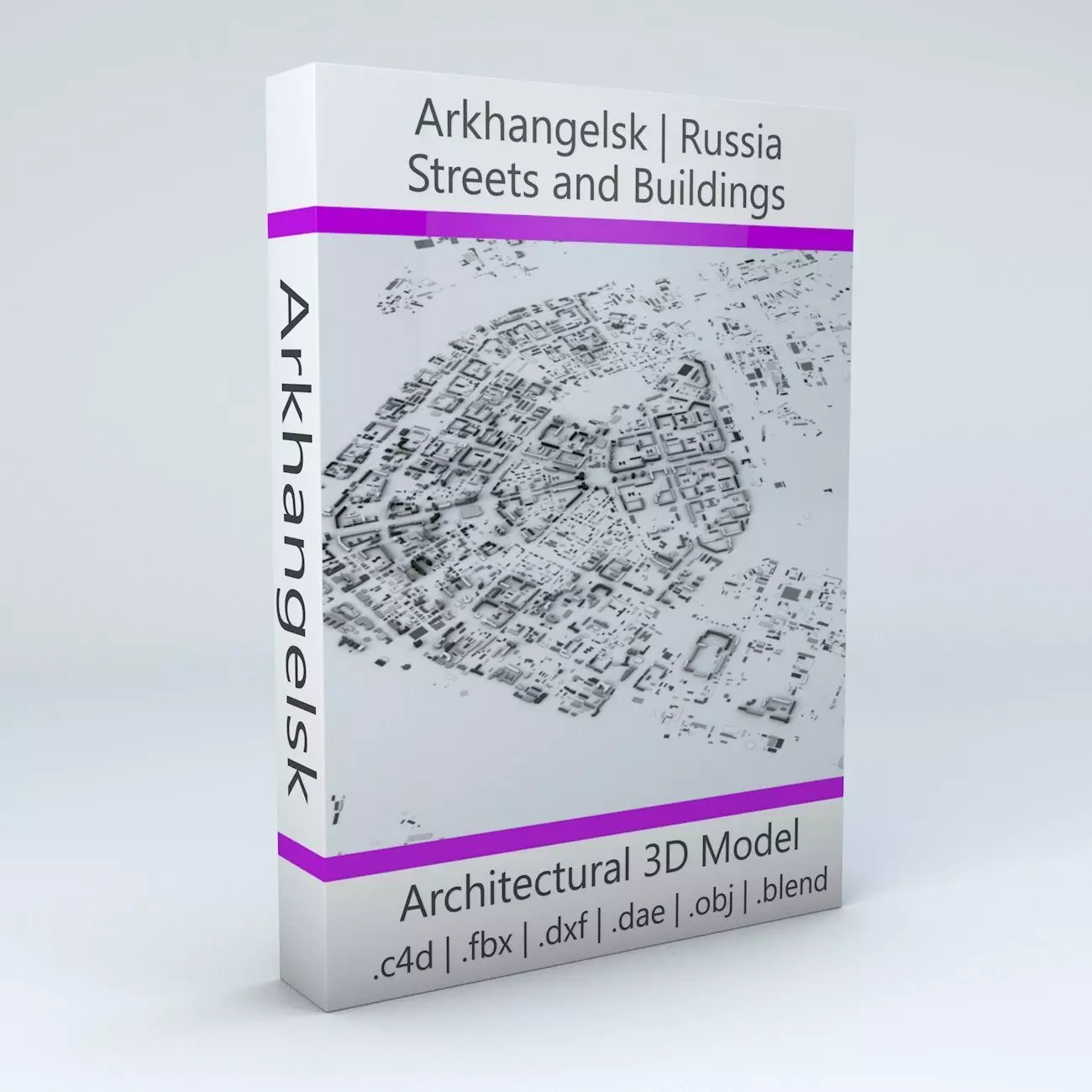 Arkhangelsk Streets and Buildings 3D model_0