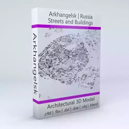 Arkhangelsk Streets and Buildings